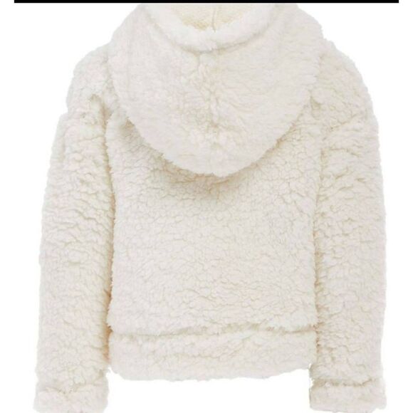 NWT BEBE GIRLS SHERPA HOODIE - Picture 2 of 4